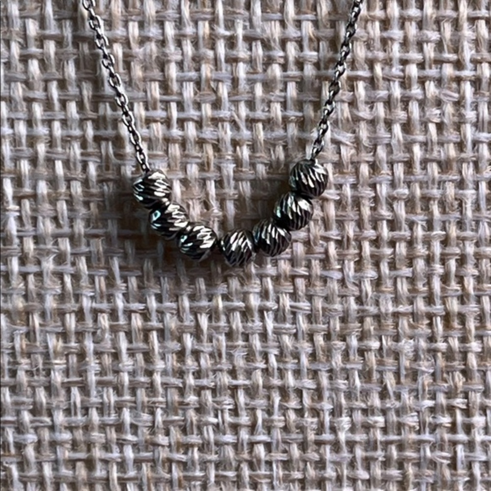 925 Silver balls Necklace